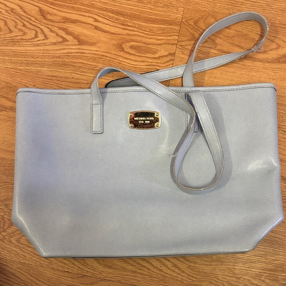 Michael Kors Sky Blue Tote Bag